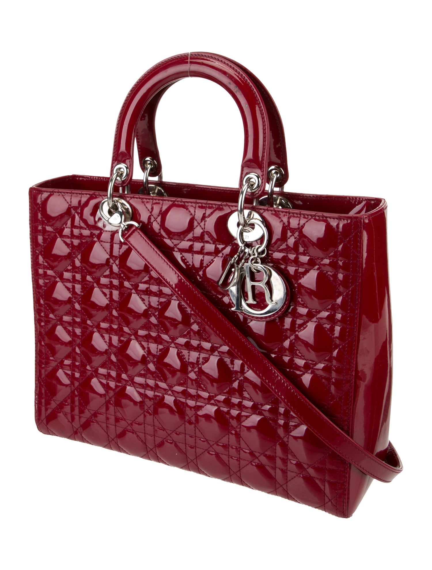 Christian Dior Cannage Top Handle Bag Large